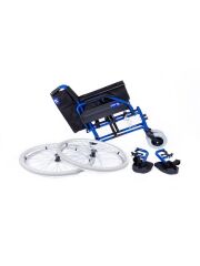 Comfort Plus DM-321 45cm Lacivert Alüminyum Özellikli Tekerlekli Sandalye