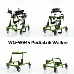 WOLLEX WG-W944 PEDİATRİK WALKER GAİT TRAİNER ( YEŞİL )